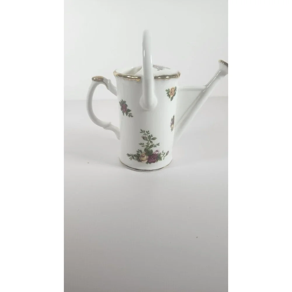 Royal Albert Old Country Roses Small Watering Can Long Spout EUC